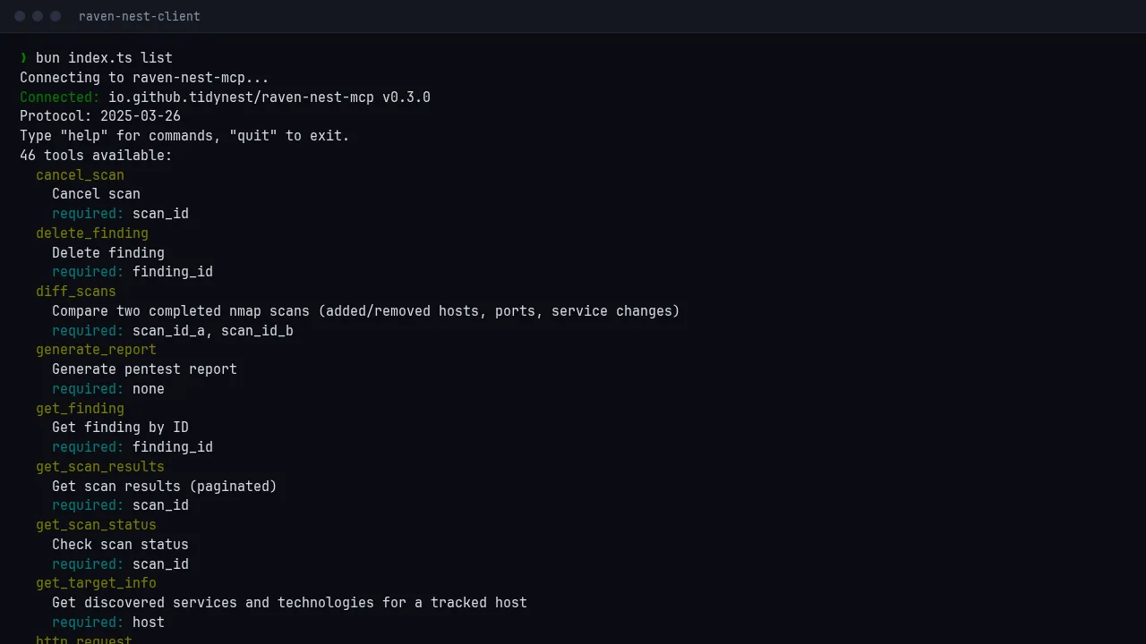 Raven Nest Client screenshot